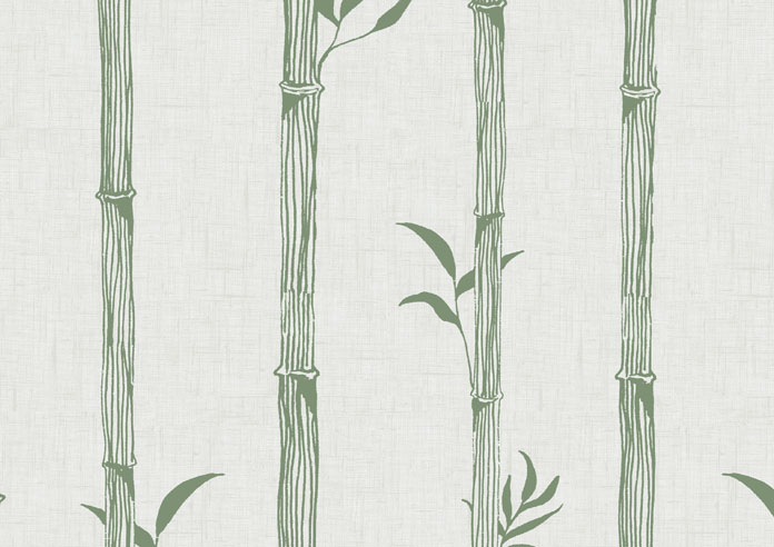 Bamboo Stripe, Forest Green - Twist&Fit Roller Blind - Image 6